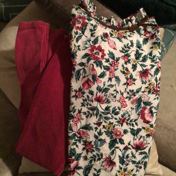 Janie & Jack Dark Pink Quilted Corduroy Jacket - Picture 5 of 6